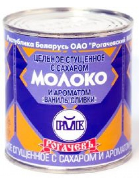 конс. Молоко сгущ. Ваниль-сливки 8,5% 380 гр ж/б Рогачев